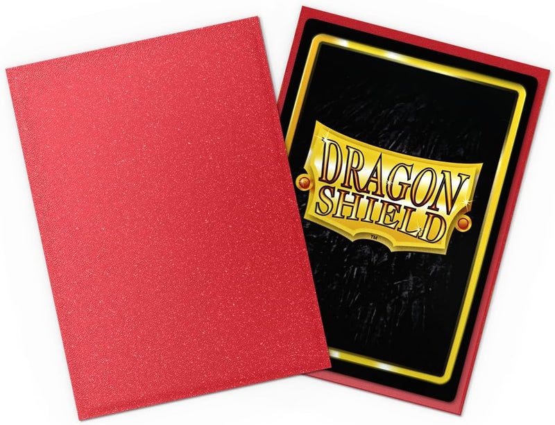 dragon shield أكمام بطاقات مات قياسية الحجم | 100 قطعة - أكمام TCG متميزة وسلسة وقوية | متوافقة مع بوكيمون، فليش آند بلود، ون بيس وماجيك ذا جاذرينغ | روبي - مات - Image 3